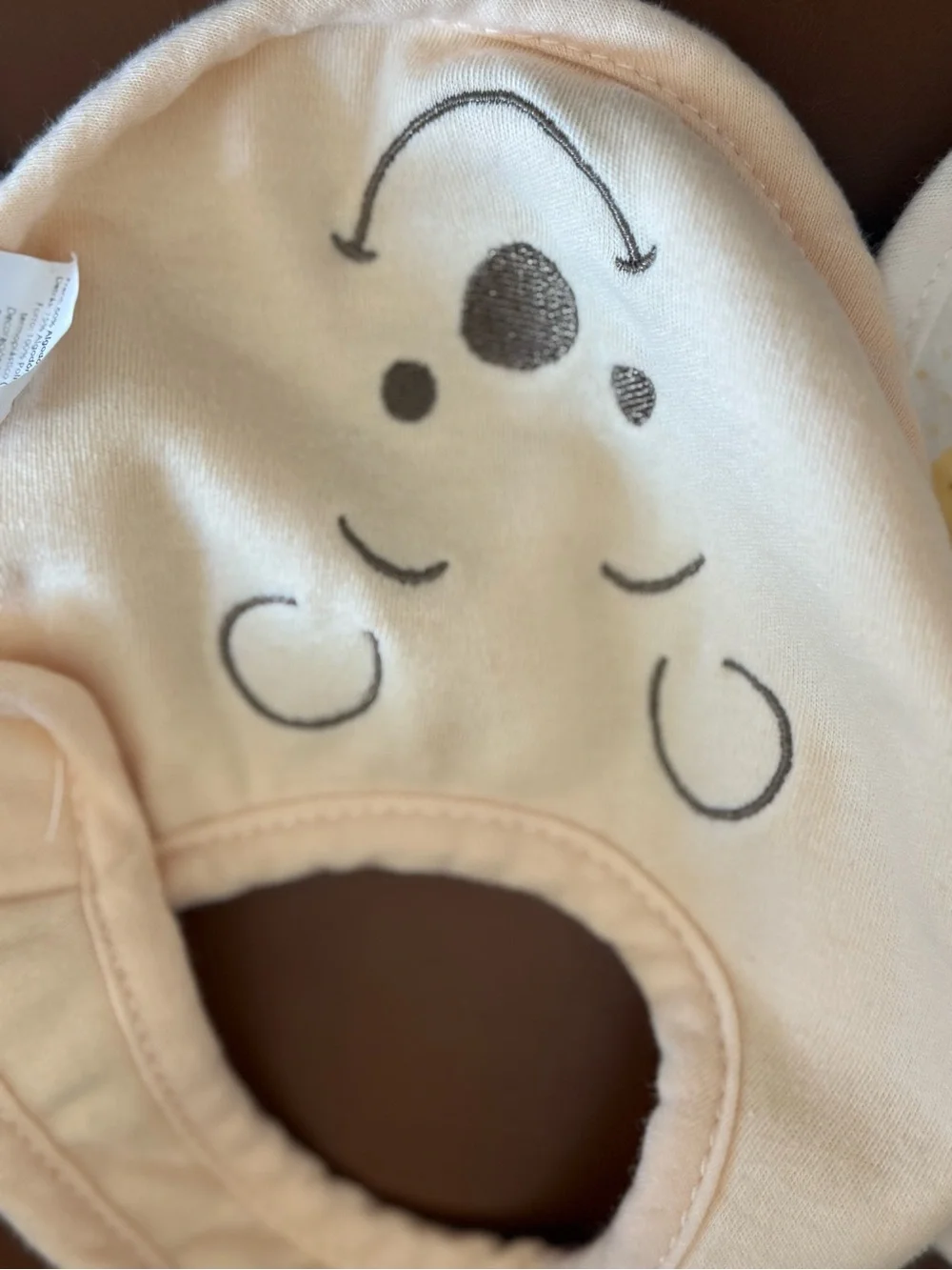 Disney Baby Bibs in Cream, Pale Yellow and White - Winnie the Pooh Set
